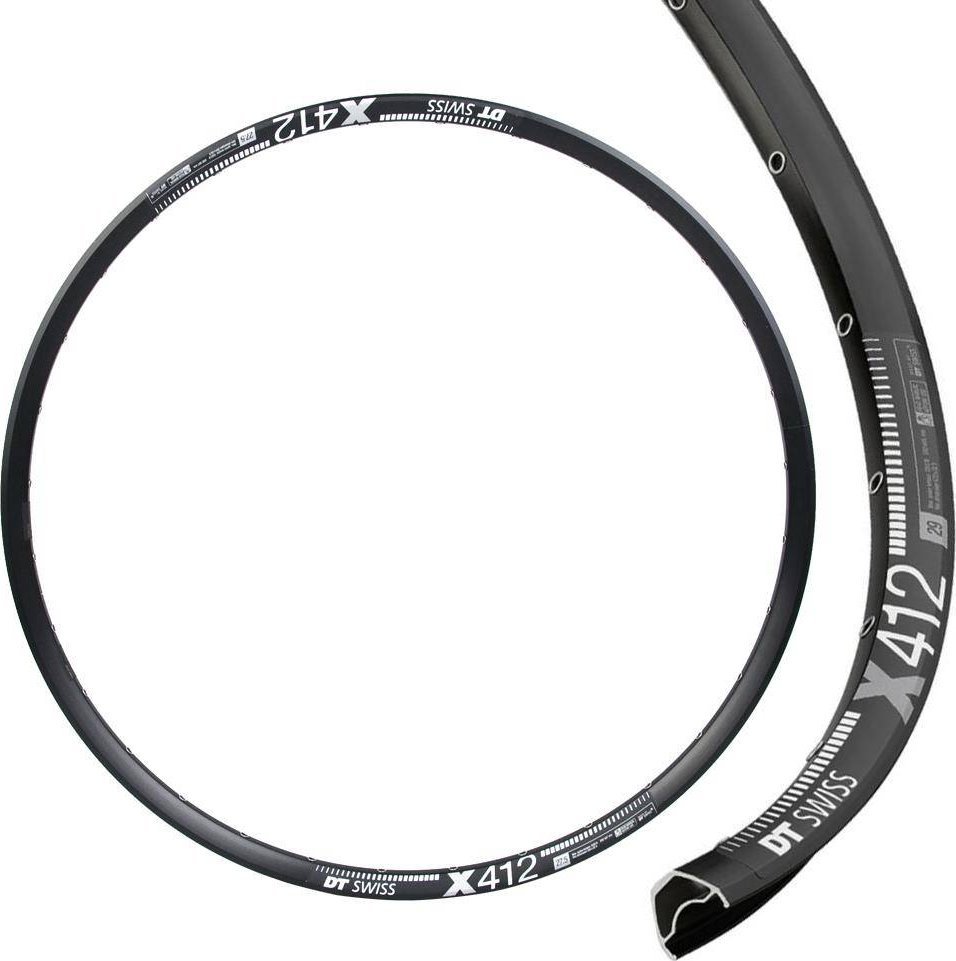 DT Swiss Obręcz DT Swiss X 412 27,5", 584x22,5, 32 otw, hamulec tarczowy, kapslowana, czarna