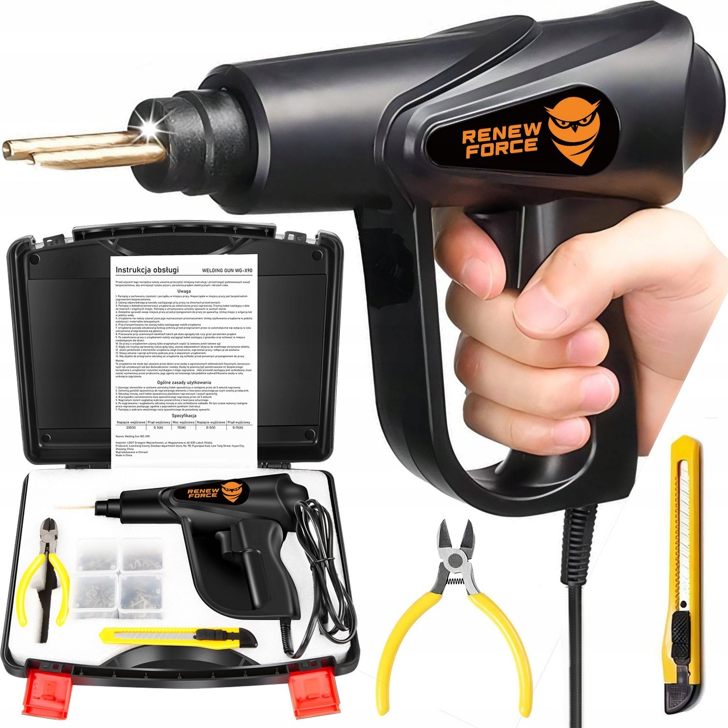 ZGRZEWARKA DO PLASTIKU FUSHION WG-X90