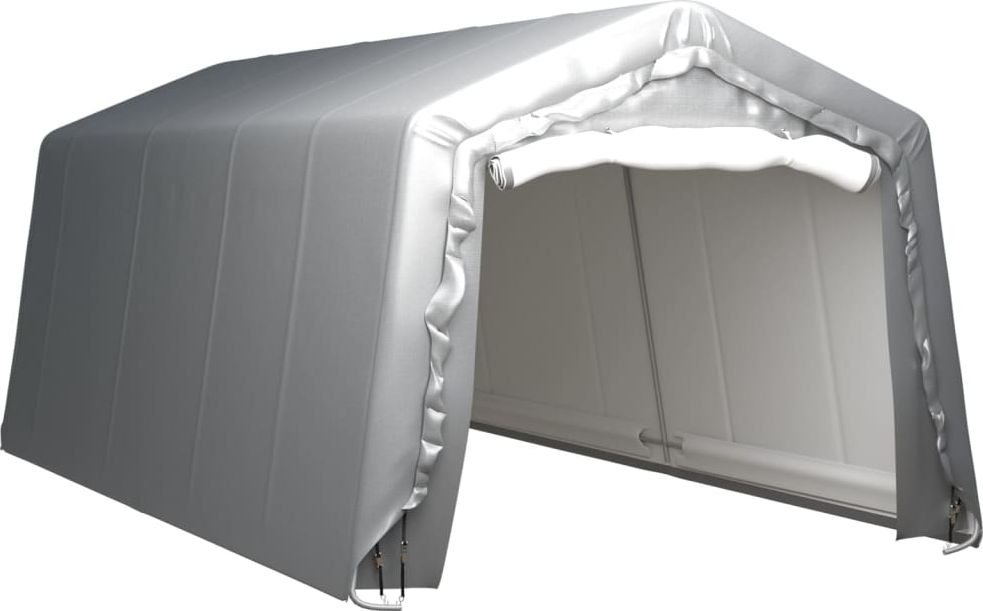vidaXL Namiot magazynowy, 300 x 600 cm, stal, szary