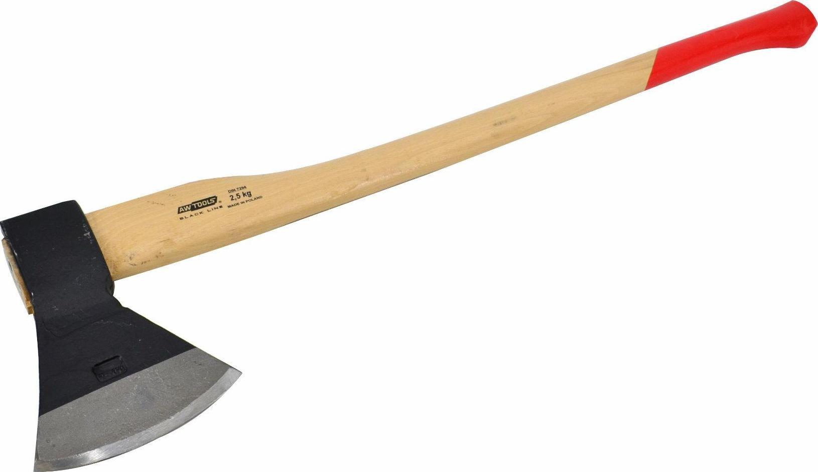AWTools Awtools Siekiera Ciesielska 2,5kg Trzonek Drewniany Black Line Aw33058bl