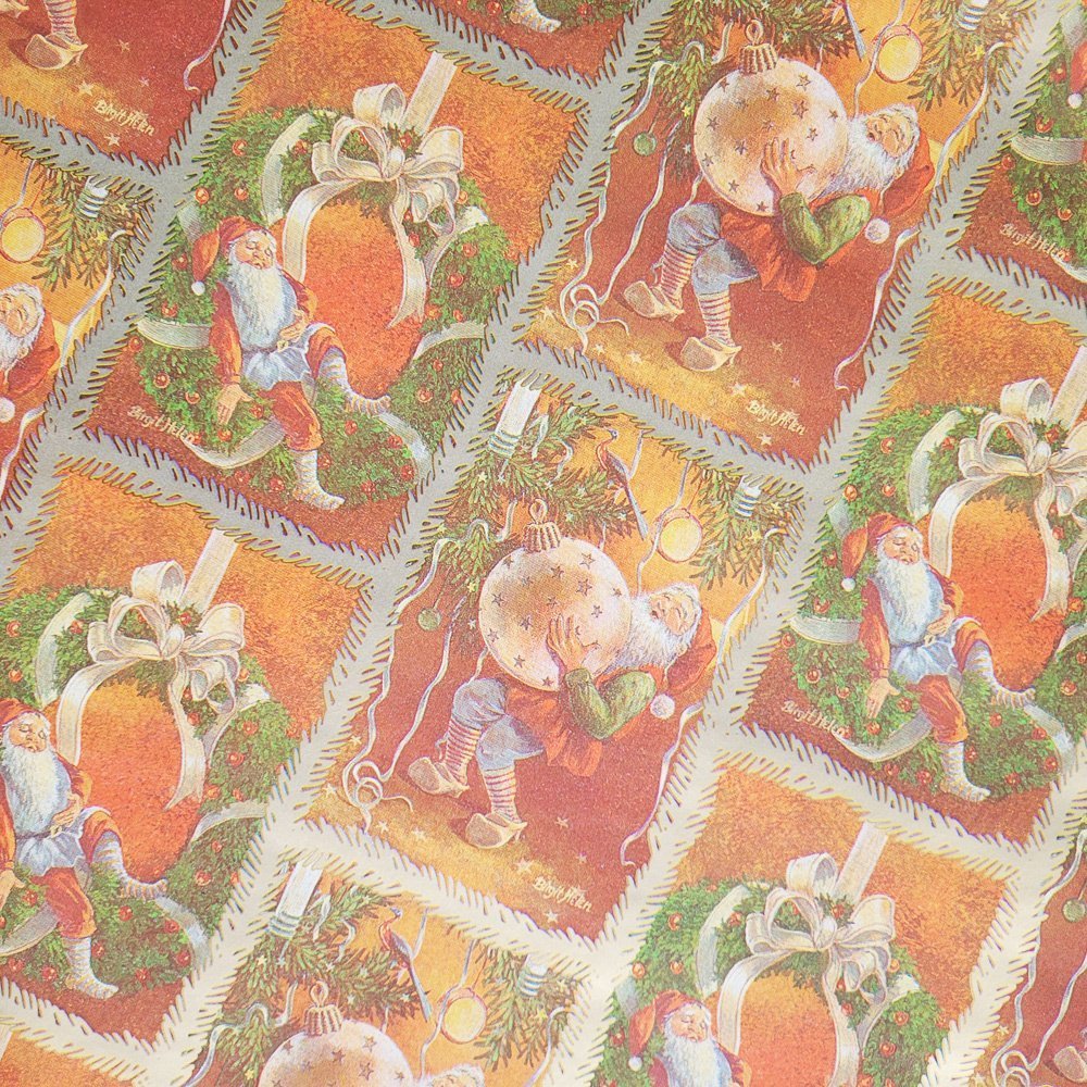 Papier bombki złote do pakowania 57cmx5m 5m24