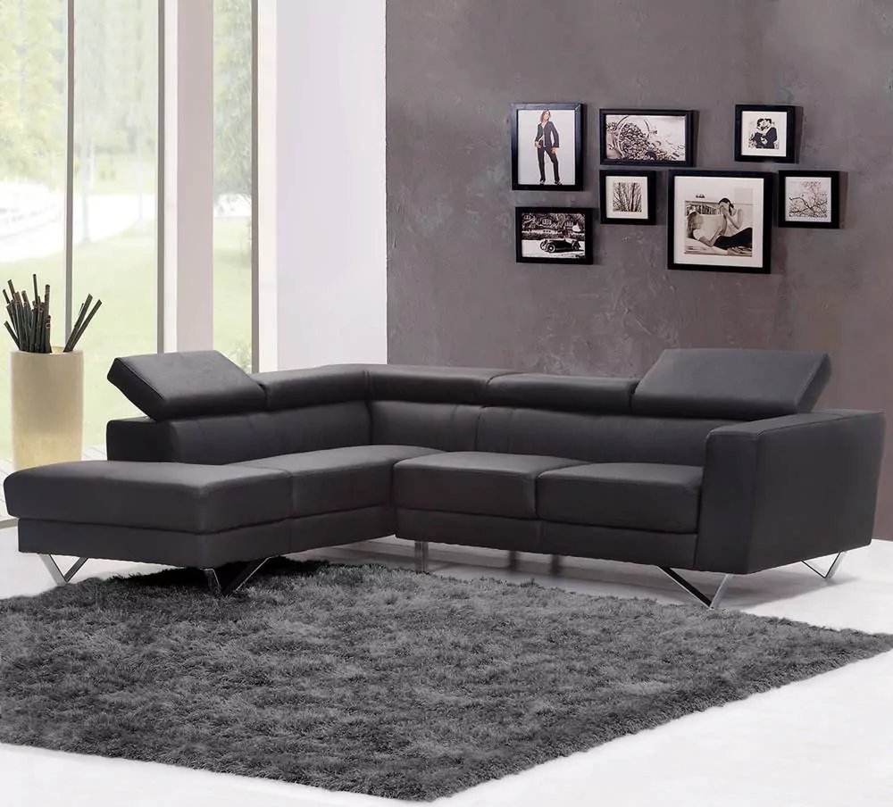 Strado Dywan pokojowy Shaggy Strado 250x350 GreyNight (Ciemny szary)