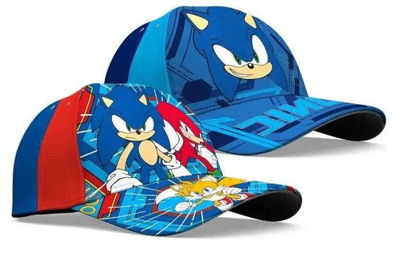 Czapka z daszkiem / dziecięca / Sonic / rozmiar 52 cm / bawełna