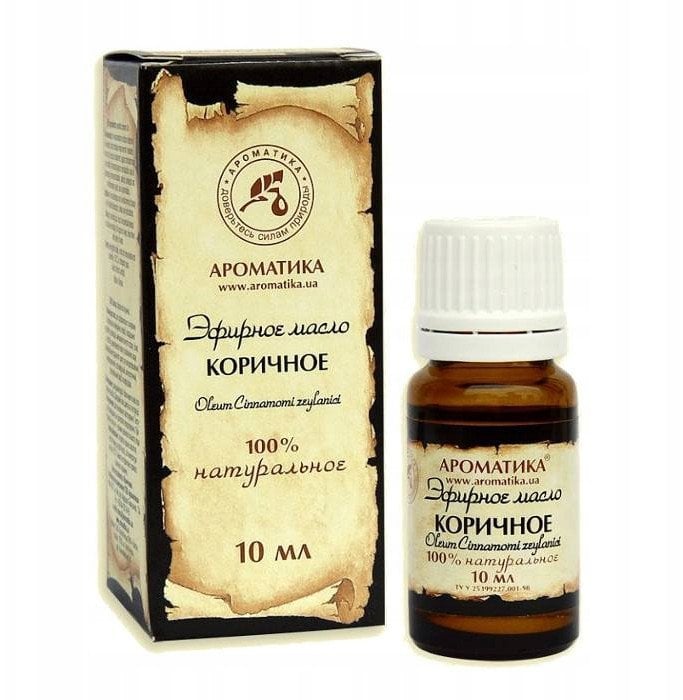 Natūralus cinamono eterinis aliejus Aromatika, 10 ml