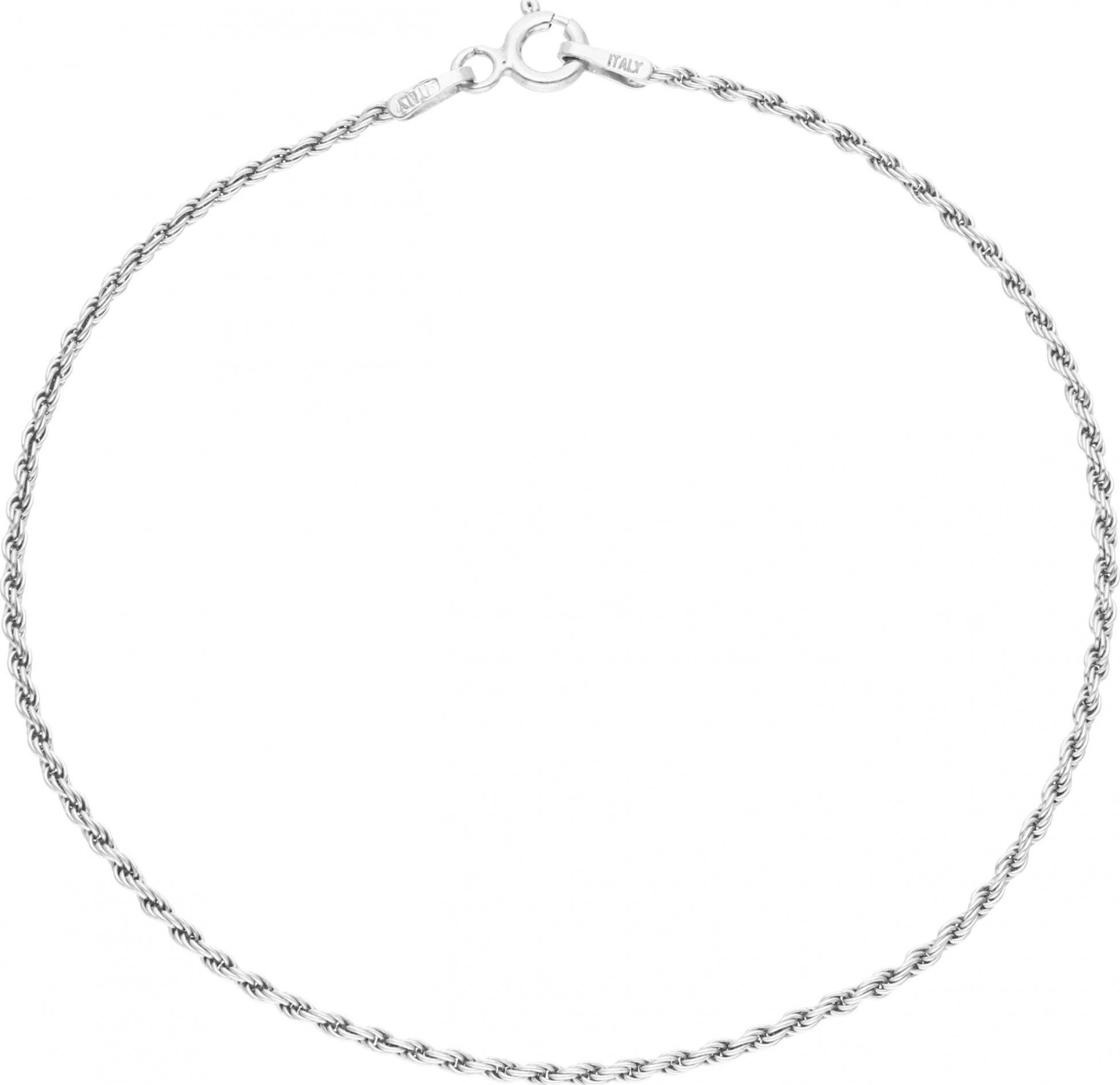 Rosanto Srebrna bransoleta kordel 19 cm 925