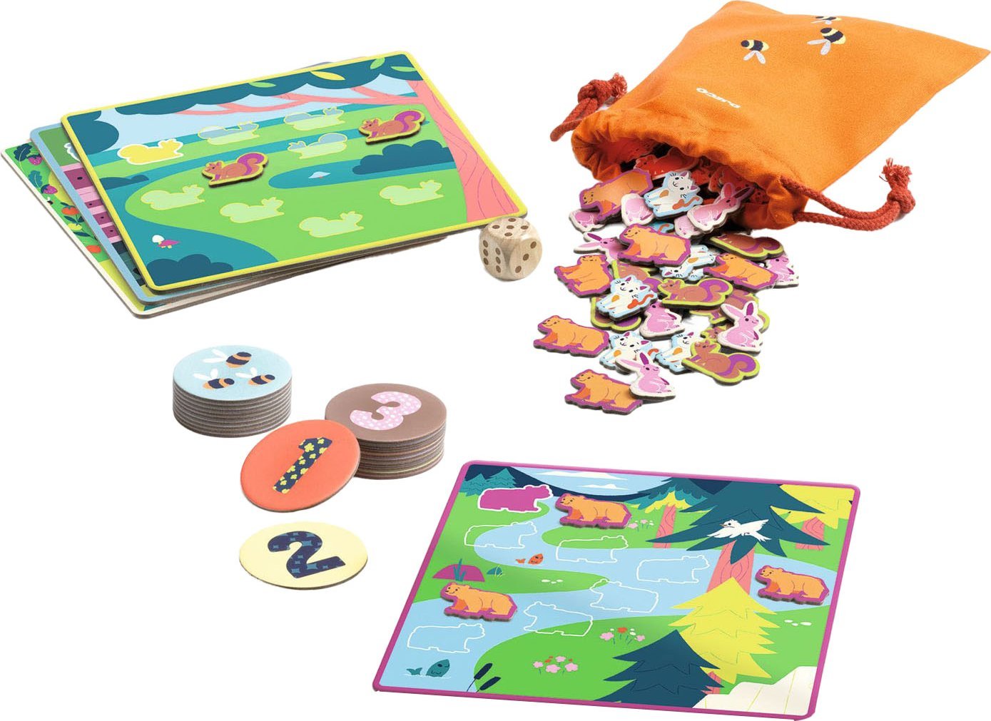 Djeco Edukacinis žaidimas - Eduludo - Pirmieji skaičiai