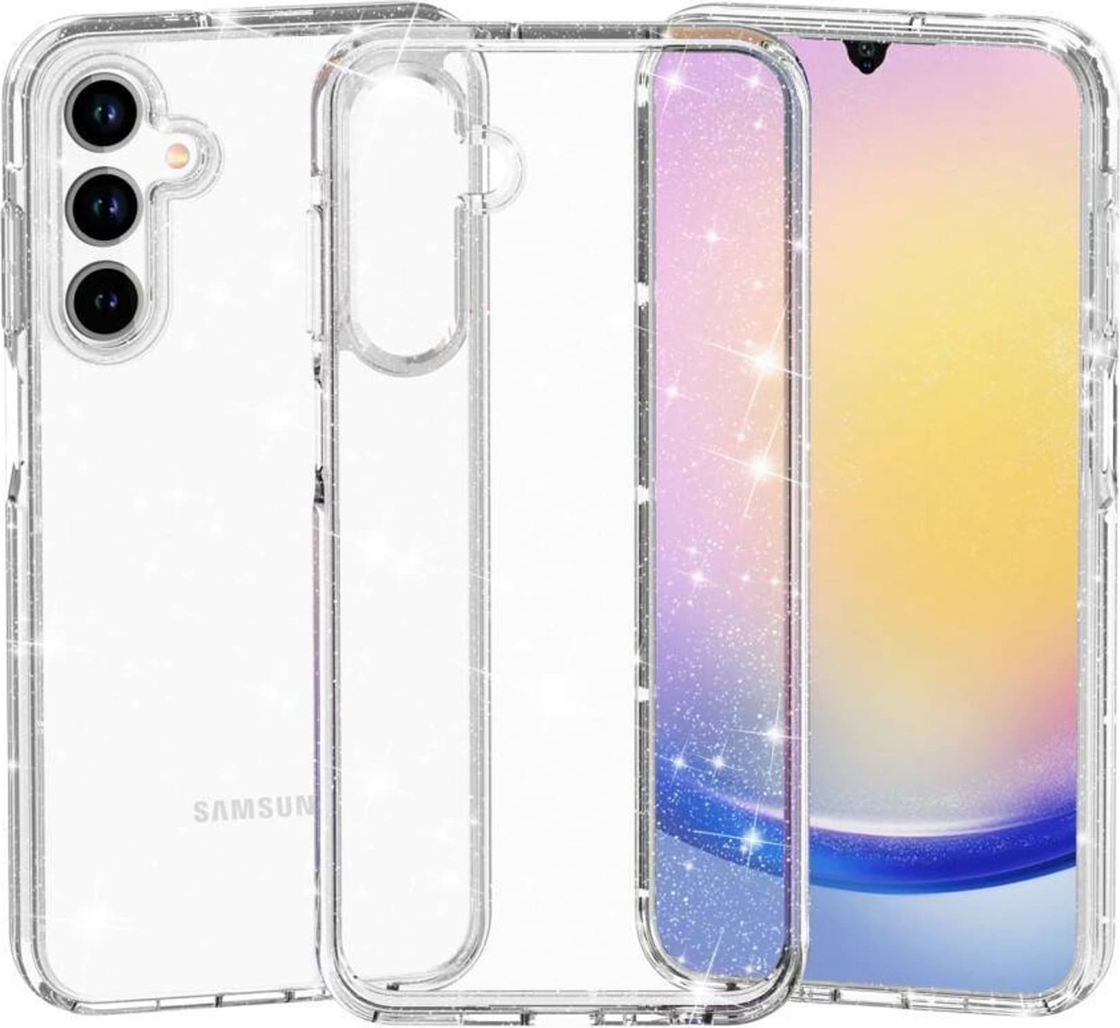 nemo Etui SAMSUNG GALAXY A35 5G Trans Glitter transparentne