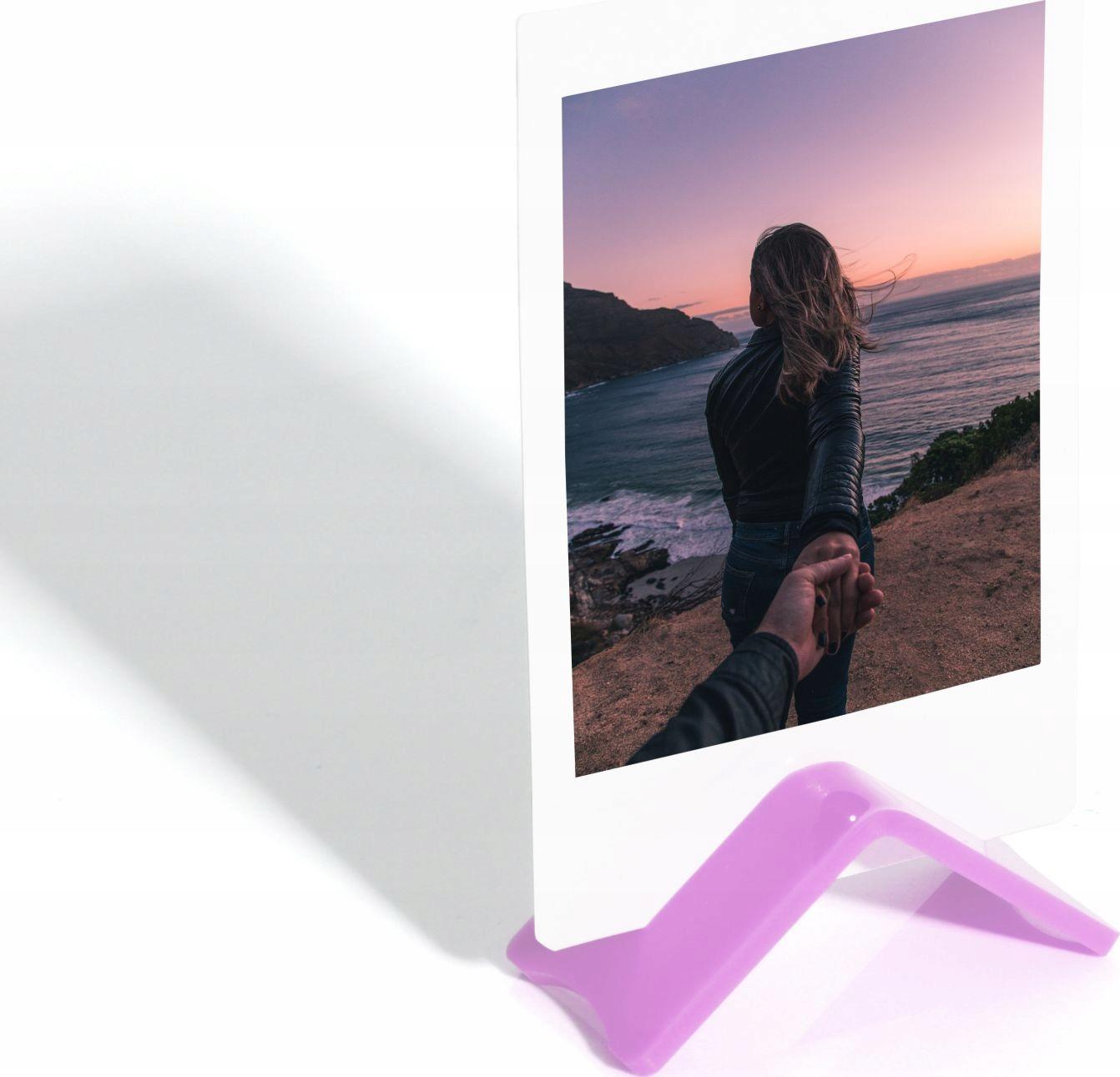 Ramka LoveInstant Uchwyt Podstawka Ramka na Zdjęcie Fujifilm Instax / Fioletowy