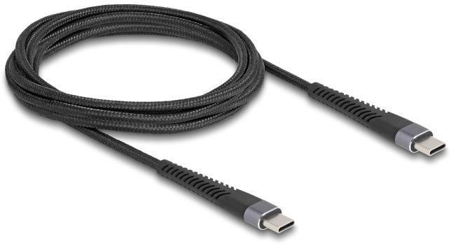Kabel USB Delock 81125 kabel USB USB 2.0 2 m USB C Czarny