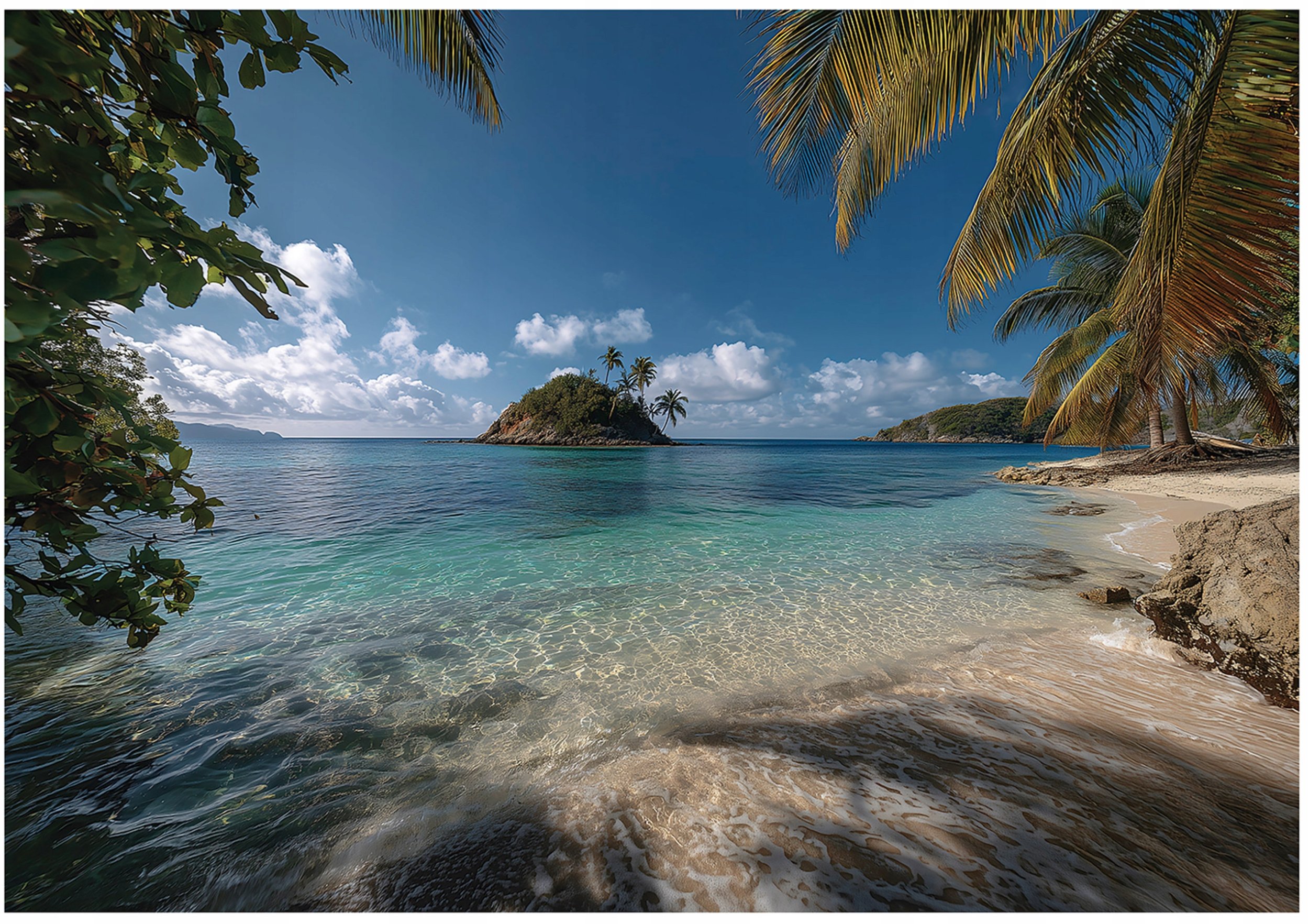 Fototapeta Na Flizelinie Plaża Palmy Do Sypialni Salonu 250x175