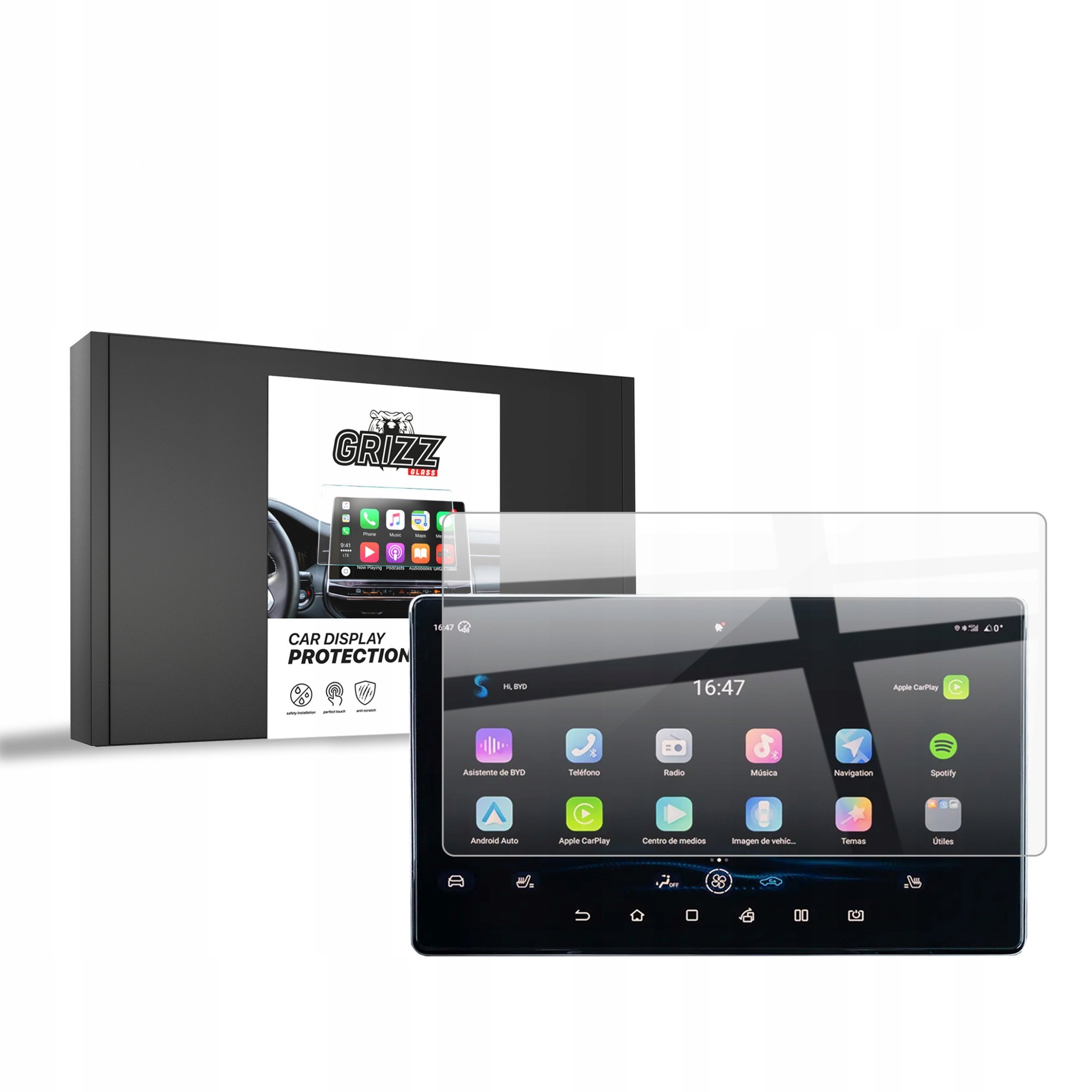 Folia ceramiczna GrizzGlass CarDisplay Protection do BYD ATTO 2 10,1" (2025)