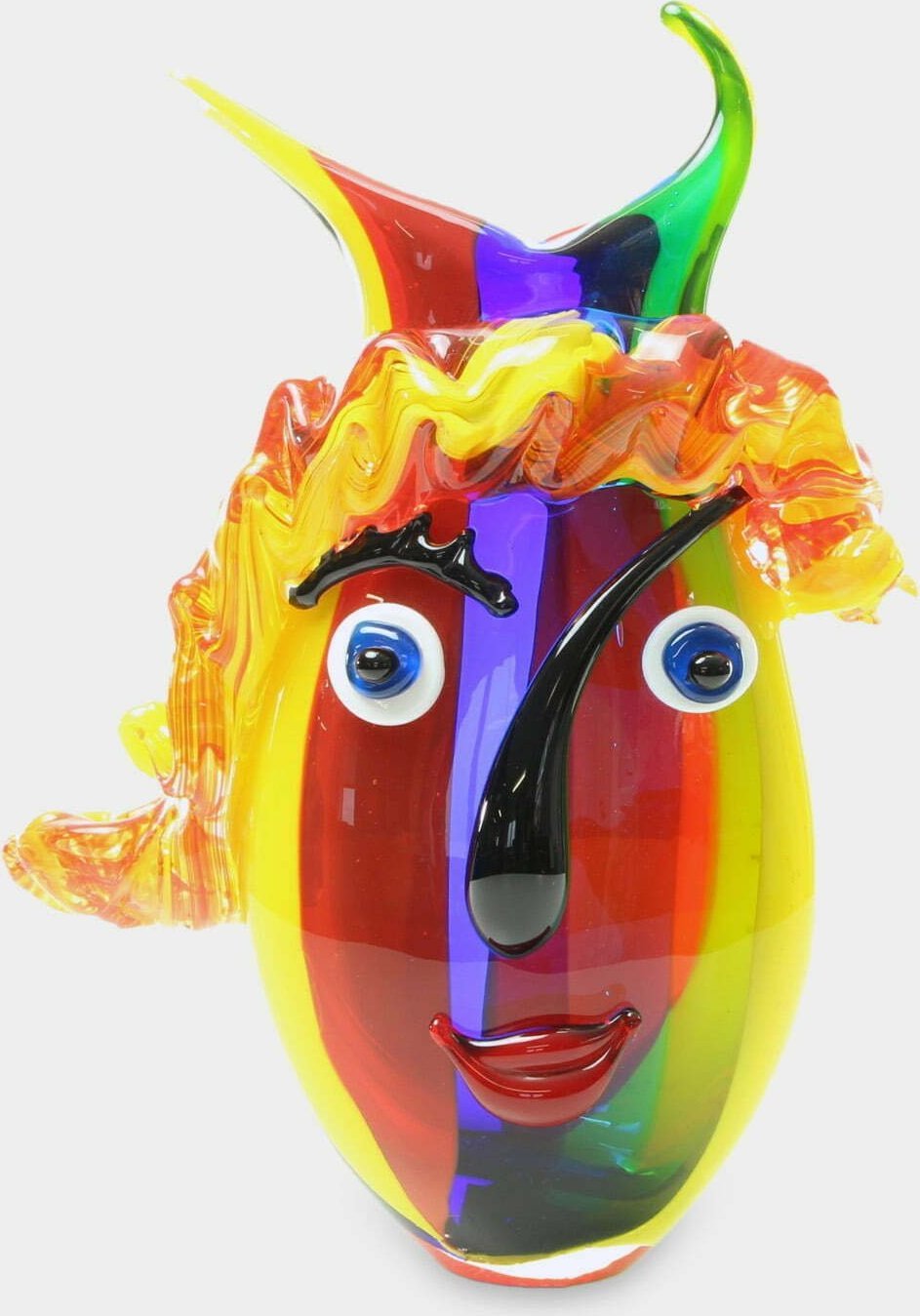 rzezbyzbrazu Wazon Szklany Wesoła Twarz