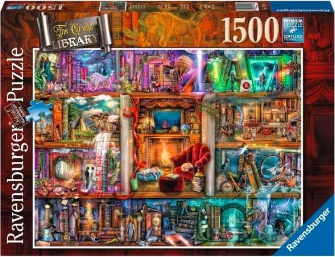 Ravensburger Puzzle 2D 1500 elementów Bogata biblioteka