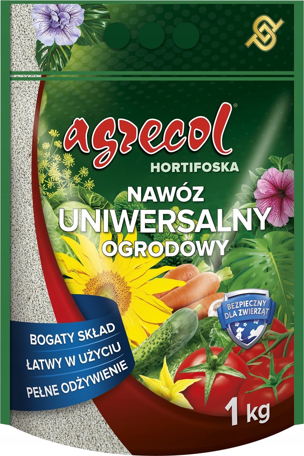 Agrecol HORTIFOSKA uniwersalna 1 kg Nawóz uniwersalny ogrodowy