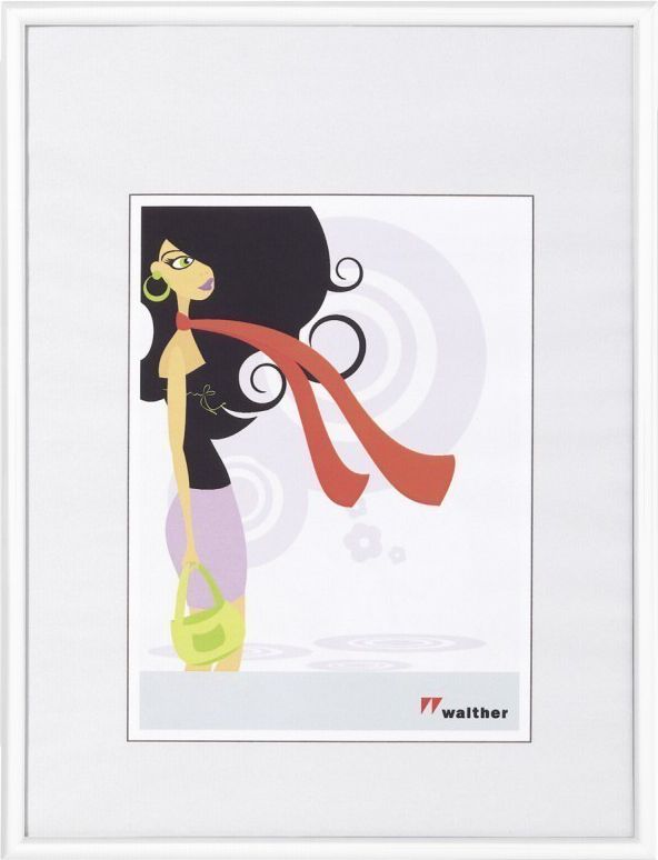 Ramka Walther New Lifestyle, 18x24, plastikowa, biała (KV824W)