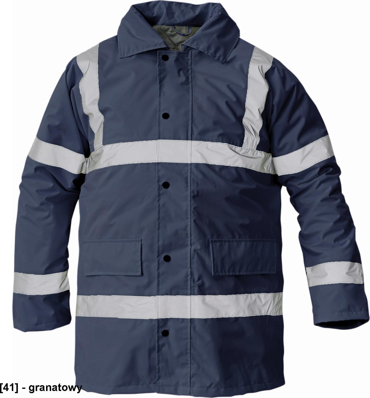 CERVA SEFTON HV - ocieplana kurtka zimowa, odblaskowe taśmy, wodoodporność, rozm. XS-3XL, - żółty/royal 3XL