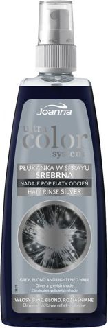 Joanna Ultra Color System Płukanka do włosów srebrna w sprayu 150ml