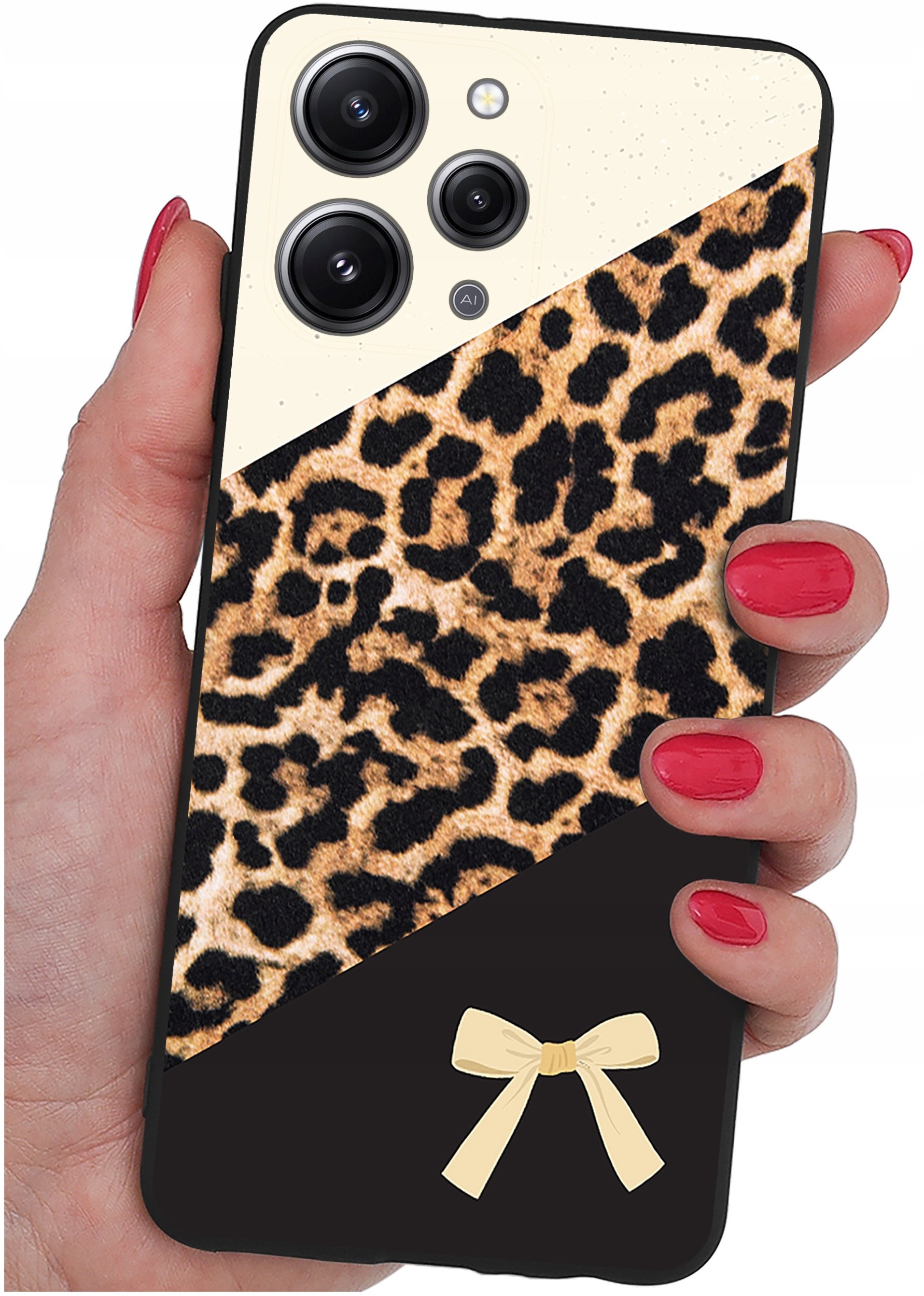 Etui do Xiaomi Redmi 12 4G WZORY |SILIKONOWE MATT CASE + SZKŁO 9H