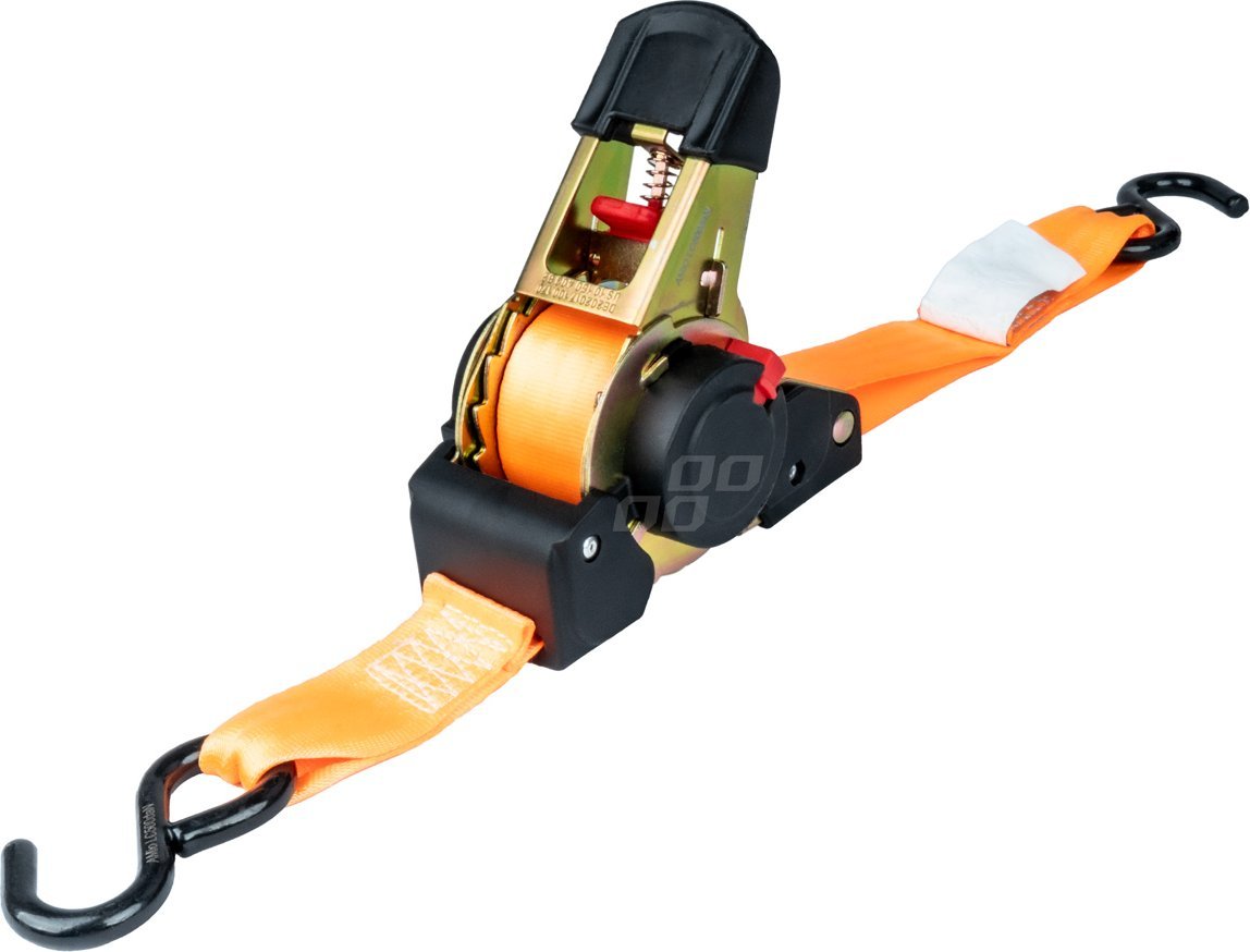 AMiO Pas transportowy z automatycznym zwijaczem 640kg 25mm 3,5m s-type amio-03318