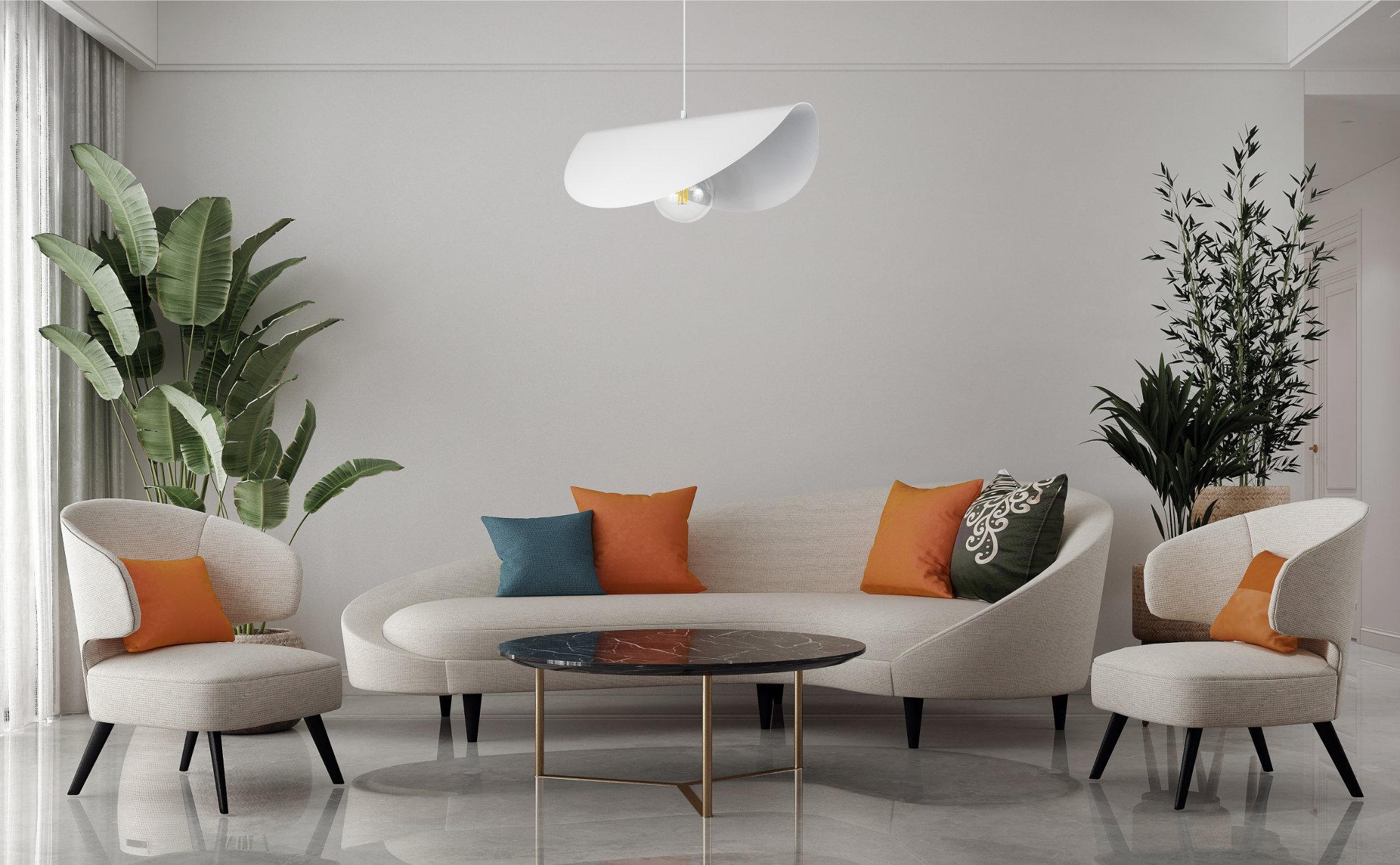 Lampa wisząca Solar Lampa wisząca Della