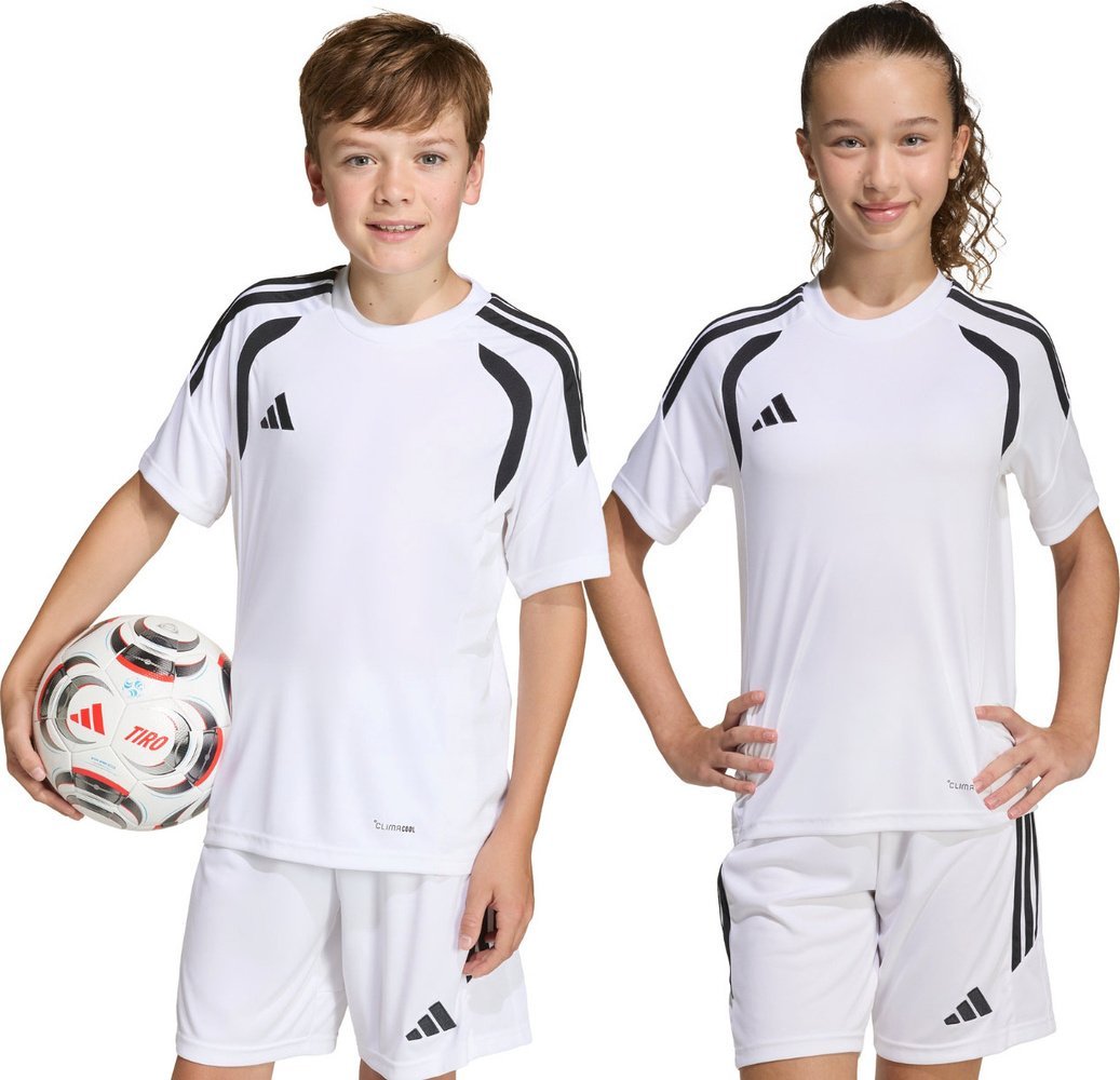 Koszulka dla dzieci adidas Tiro 26 League Jersey biała KB1312 140cm