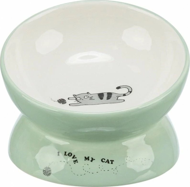 Trixie Trixie Miska Ceramiczna dla Kota Podwyższona 150ml 13cm