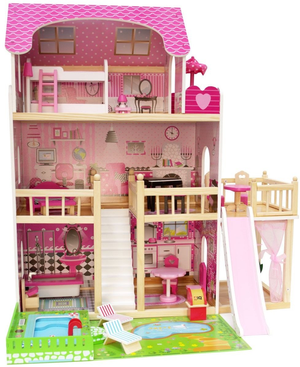 SONIA - domek dla lalek z basenem i stawem