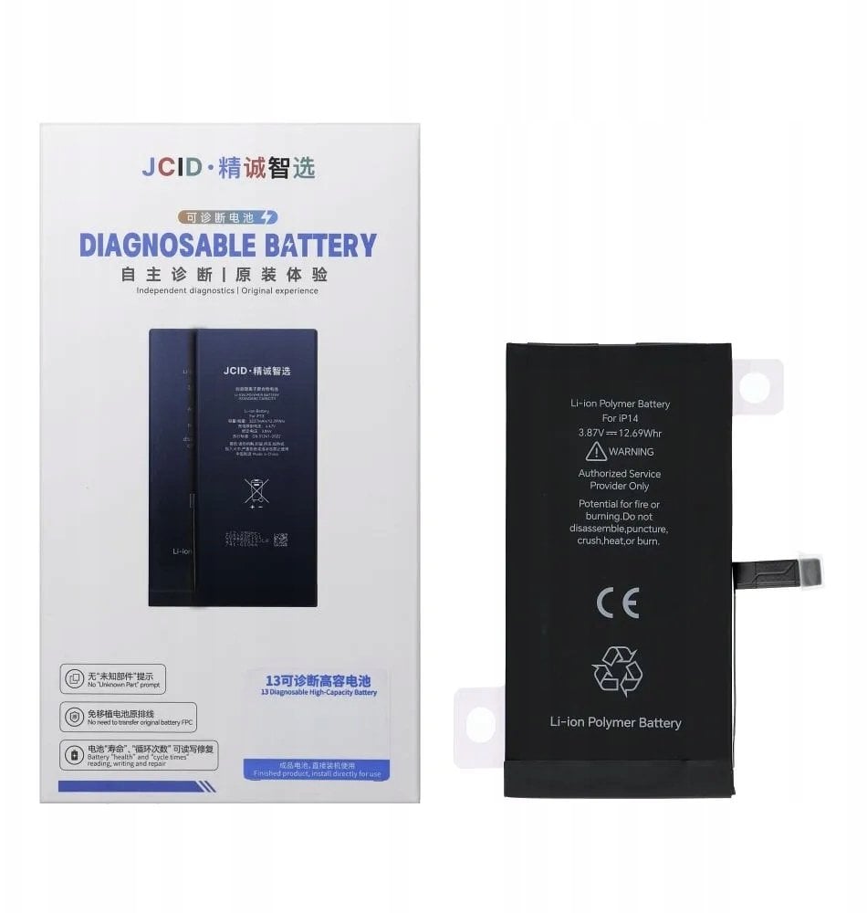 Bateria JCID Bateria with the possibility of assigning to iPhone 14 (standard capacity)