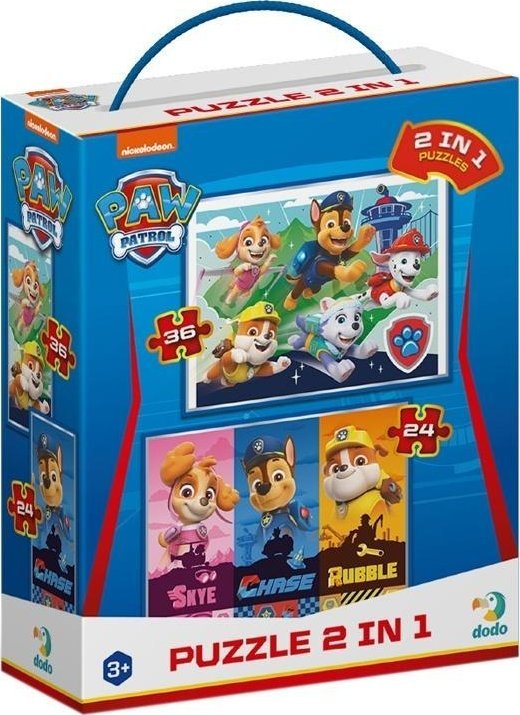 Puzzle 2w1 Paw Patrol Dobre szczenięta