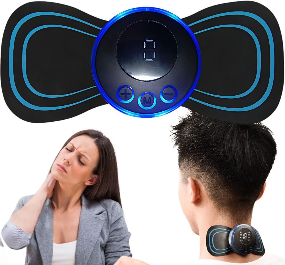 Elektrostymulator mięśni brzucha szyi karku mini masażer ems 19 poziomów