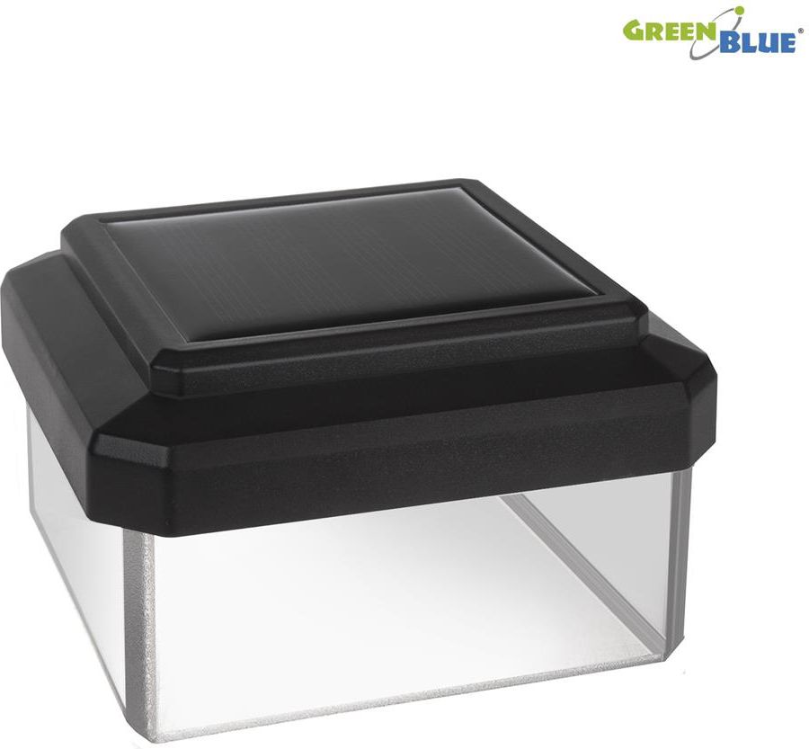 GreenBlue Lampa solarna na słupek LED 60*60 daszek kopertowy (GB126)