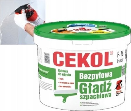 Cekol Gotowa gładź szpachlowa bezpyłowa 1,8 kg