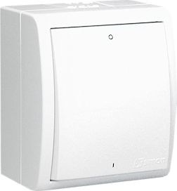 Kontakt-Simon Łącznik 2 biegunowy AQUARIUS IP54 biały