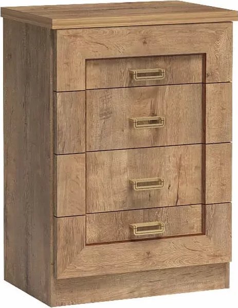 Elior Komoda z 4 szufladami dąb lefkas - Tilda 5X