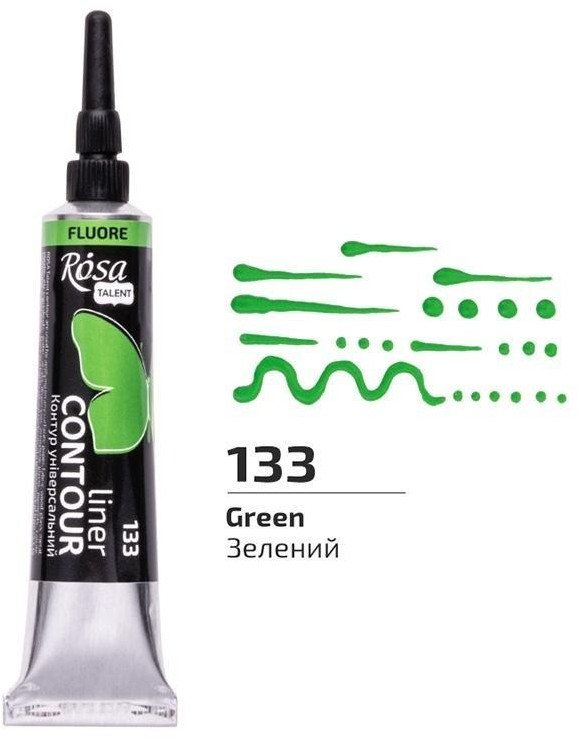 Farba aktylowa kontur universal fluor green 20ml