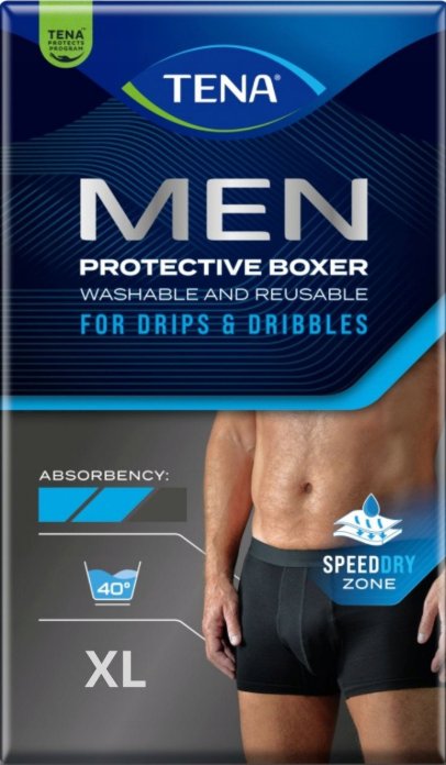 Wielorazowe majtki chłonne TENA MEN Protective Boxer XL