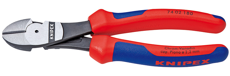 Knipex Szczypce tnące boczne o zwiększonym przyłożeniu 180mm (7402180)