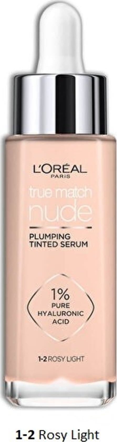 Maybelline LOREAL True Match Nude Serum w podkładzie wyrównujące koloryt nr 1-2 Rosy Light 30ml