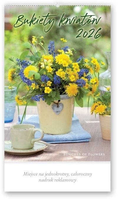 Lucrum Kalendarz 2026 Bukiety kwiatów