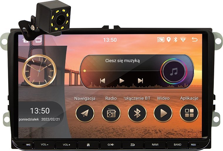 Radio samochodowe Blow 78-349# Radio blow cp02 2din 9" android/wifi/gps/carplay vw/ skoda/ seat