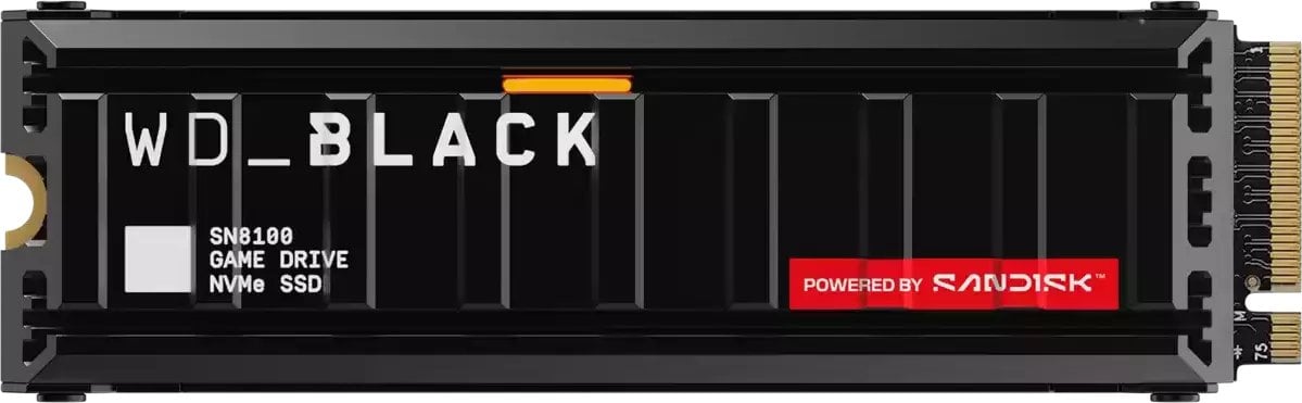 WD Black SN8100 NVMe SSD - 8TB With Heatsink