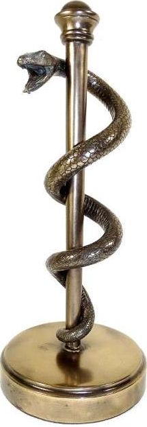 Giftdeco Laska Eskulapa - symbol sztuki medycznej - prezent dla lekarza