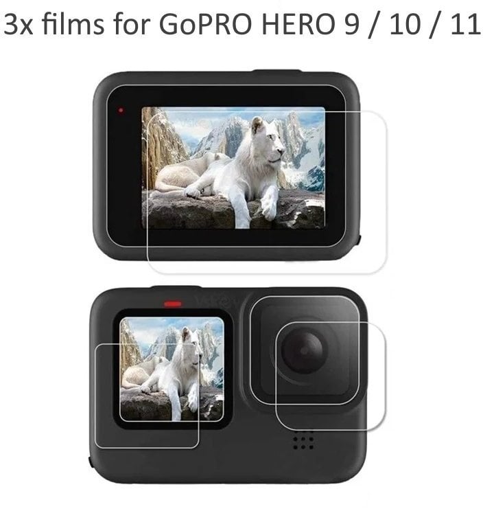 Mocco Premium Hydrogel Films for GoPro HERO 9 / 10 / 11 / 3pcs