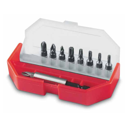 Stanley Komplet grotów 5 TX, PH, 3 PZ 10szt. + uchwyt magnetyczny - 1-68-724