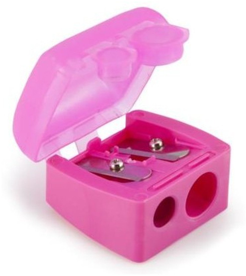 Inter-vion Temperówka Do Kredki z Czyścikiem Różowa