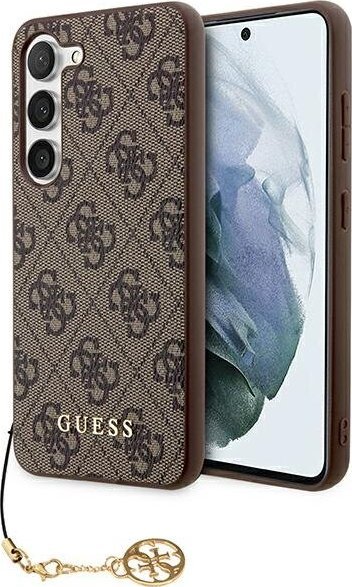 Guess GUHCSA55GF4GBR A55 A556 brązowy/brown hardcase 4G Charms Collection