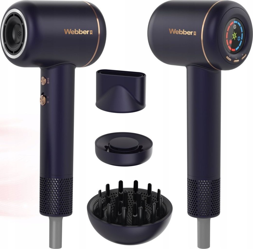Suszarka Webber Suszarka do włosów 3w1 z jonizacją i regulacją 1600W VENTA WEBBER