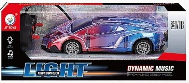 Auto na radio ze świtłem i dźwiękiem