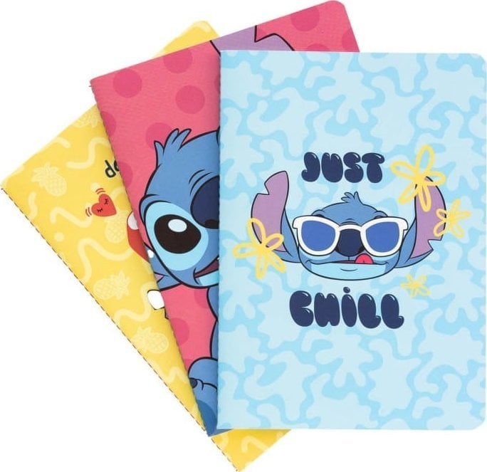 Disney Stitch - Zestaw zeszytów A5 z kolekcji Tropical 3 szt.