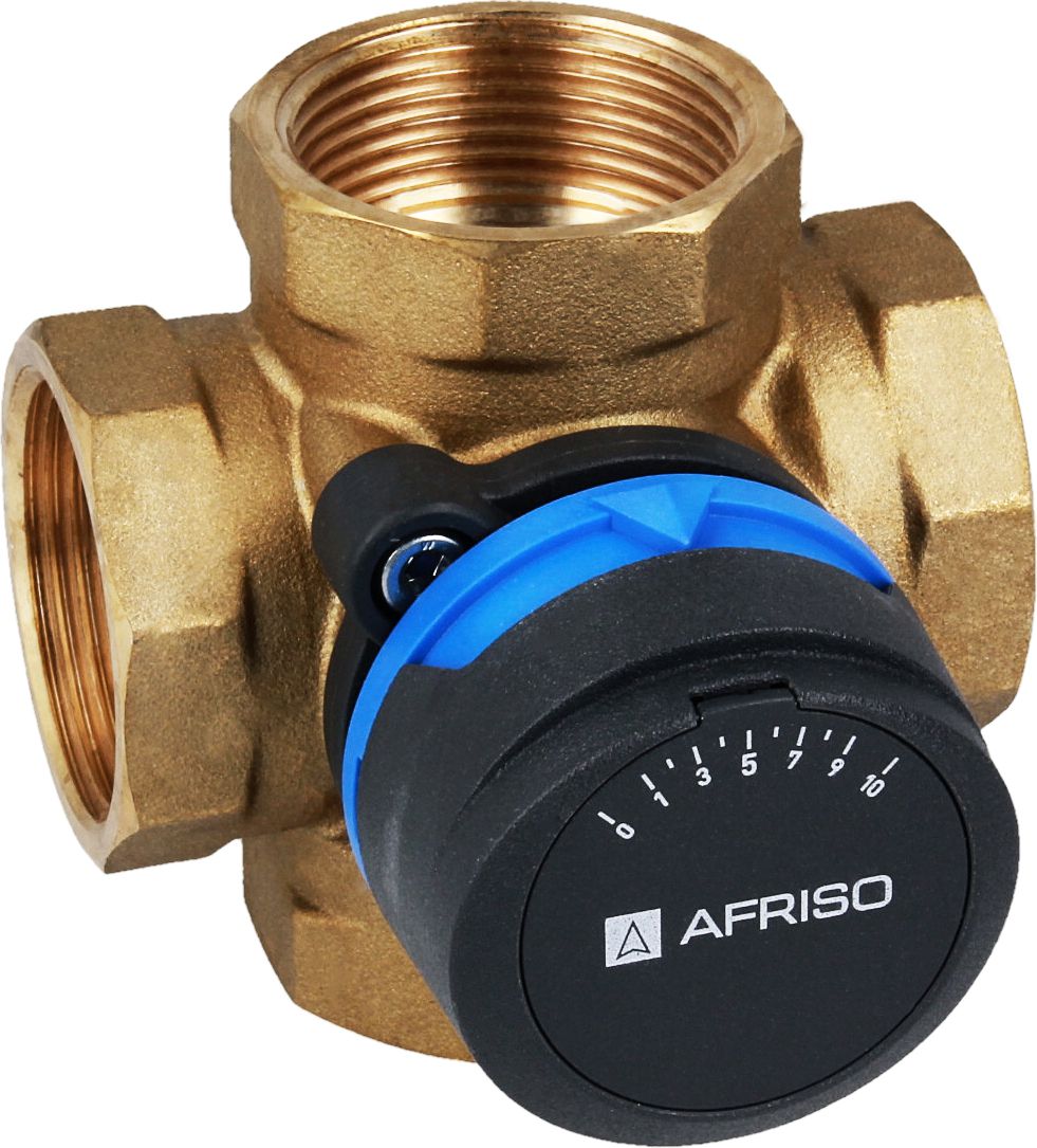 Afriso 4-drogowy obrotowy zawór mieszający ARV 485 ProClick, DN32, Rp1 1/4", Kvs 16 (1348510)